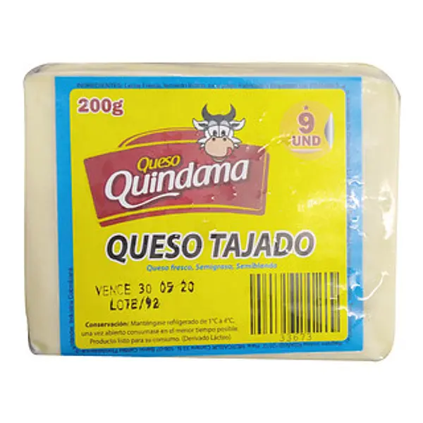 Queso Quindama 200g X10 Unid