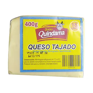 Queso Quindama 400g X18 Unid