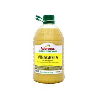 Aderezos Vinagreta Clasica Pet 3340gr