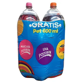 Gaseosa Postobon 3.125lt X2 Gt Jugo Hit