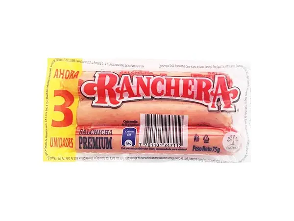 Salchicha Ranchera Tripack