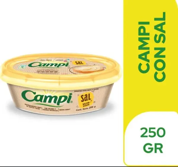 Margarina Campi 250g Sal