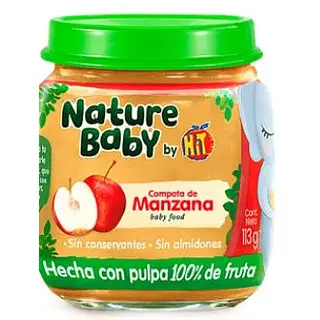 Compota Nat Baby 113g Manzana