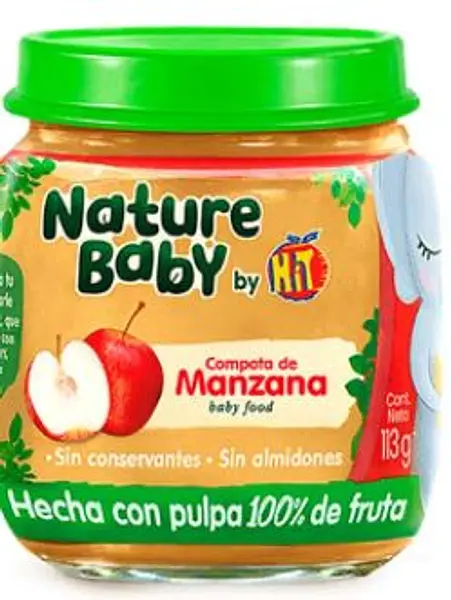 Compota Nat Baby 113g Manzana