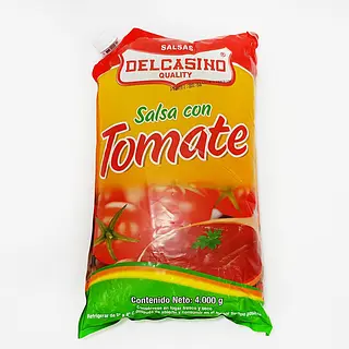 Del Casino Salsa Tomate Bolsa 4kg