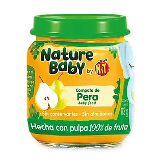 Compota Nat Baby 113g Pera