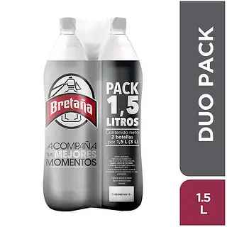 Gaseosa Postobon 1.5lt Bretaña Duo