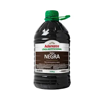 Aderezos Salsa Negra Pet 3100gr