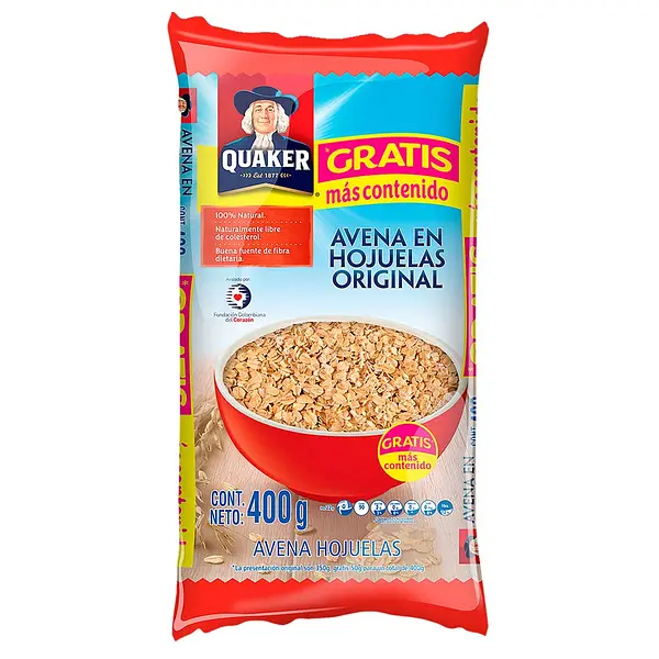 Quaker Avena Hojuela 400gr