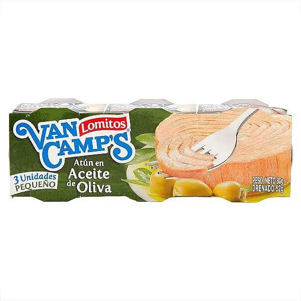 Van C Atun Oliva 80g X3
