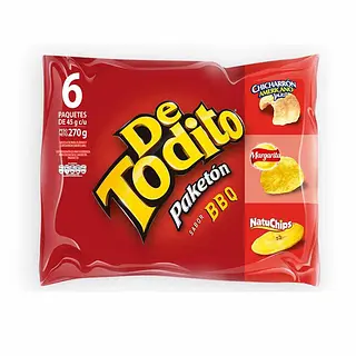Detodito Paketon Bbq X6