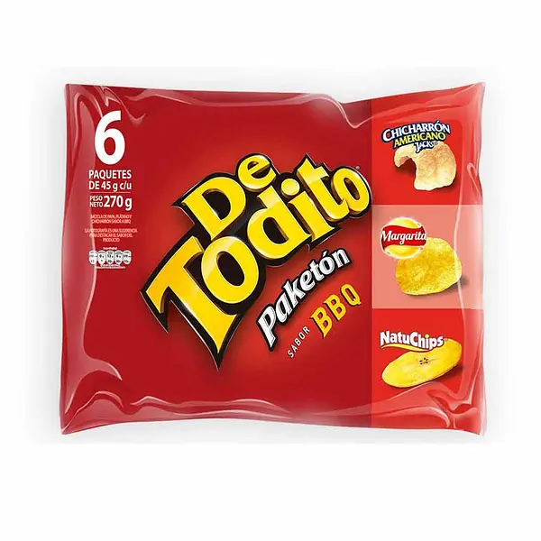Detodito Paketon Bbq X6