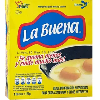 Margarina La Buena 125g X4