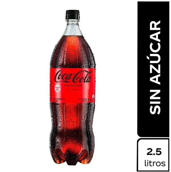 Coca Cola Zero 2.5 Litros