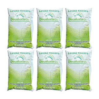 Leche Entera 900ml X6 Discolacteos