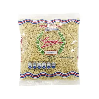 Gavassa 125gr Letras