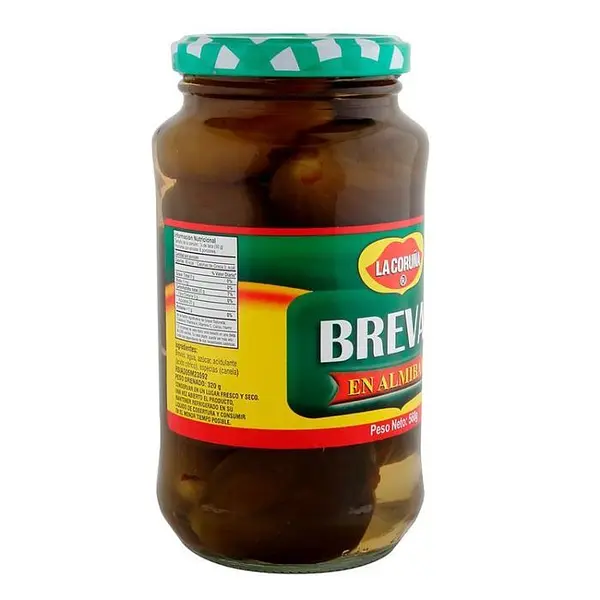 Coruña Brevas Almibar 600gr