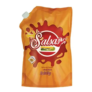 Del Campo Salsa de Tomate Bolsa 3.8kg
