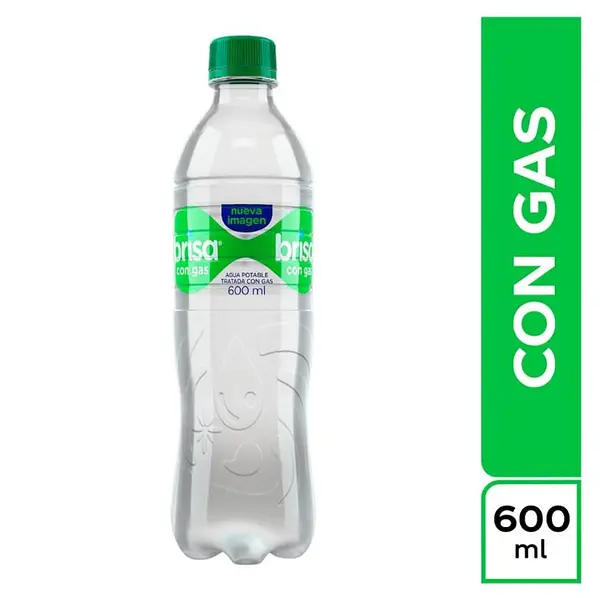 Agua Brisa 600ml con Gas