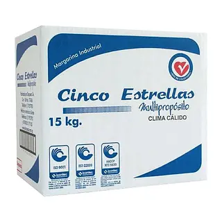 Margarina Cinco Estrellas 15 Kilos