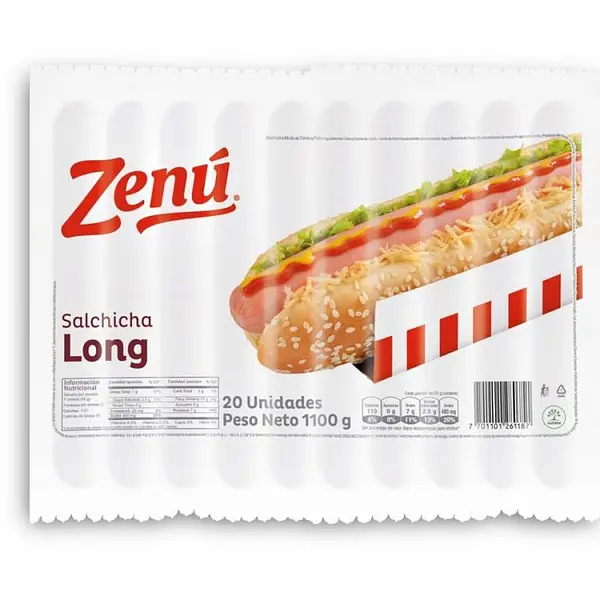 Zenu Salchicha Long x 1.1g