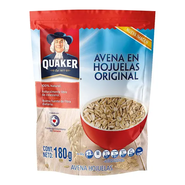 Quaker Avena Hojuela 180gr