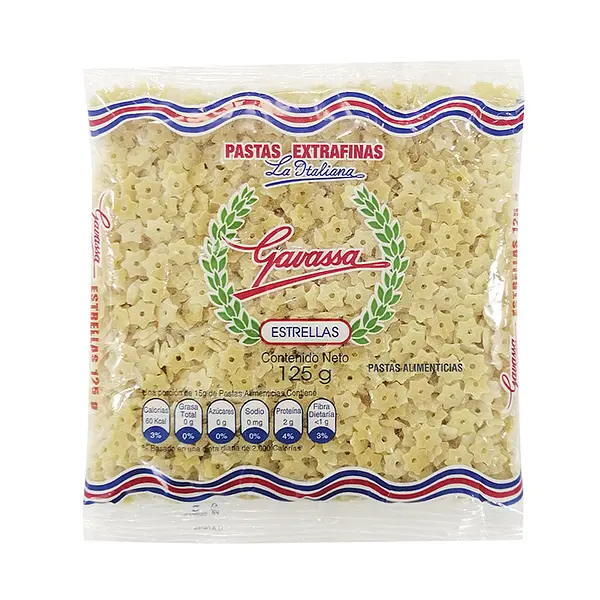 Gavassa 125gr Estrellas