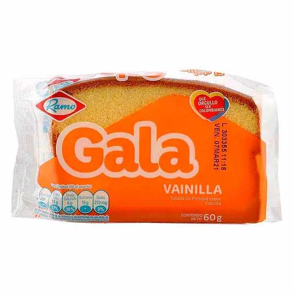 Gala Tajada Vainilla 60gr