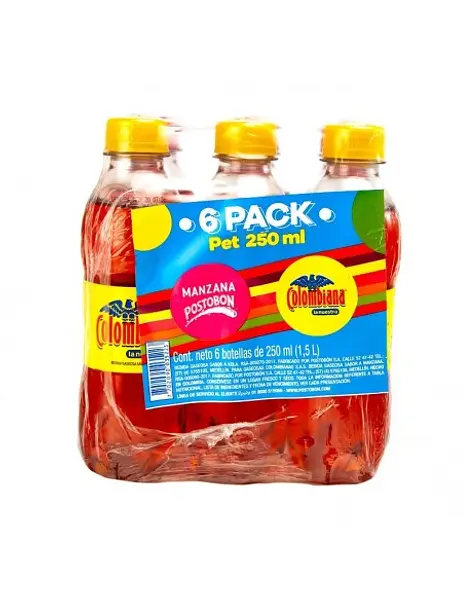 Gaseosa Postobon Colombiana 250ml Pet P2ll3