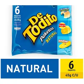 Detodito Paketon Natural X6