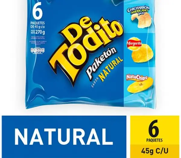 Detodito Paketon Natural X6