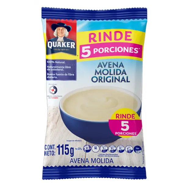 Avena Quaker Molida 115gr