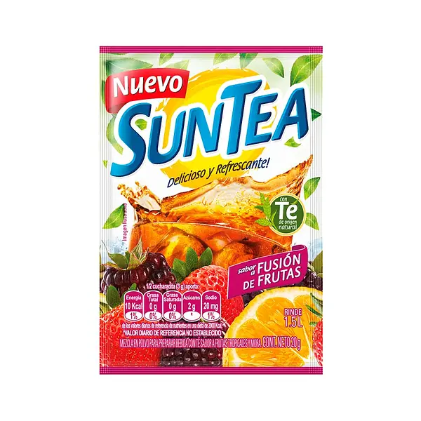 Suntea Fusion Frutos Rojos 1.5lt