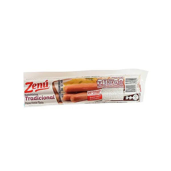 Zenu Salchicha Trad Tripack 408g