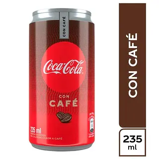 Coca Cola Cafe Lata 235ml Sin Azucar