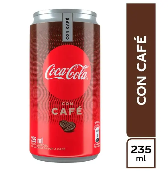 Coca Cola Cafe Lata 235ml Sin Azucar