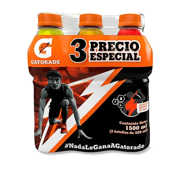 Gatorade 500ml X3 P.E